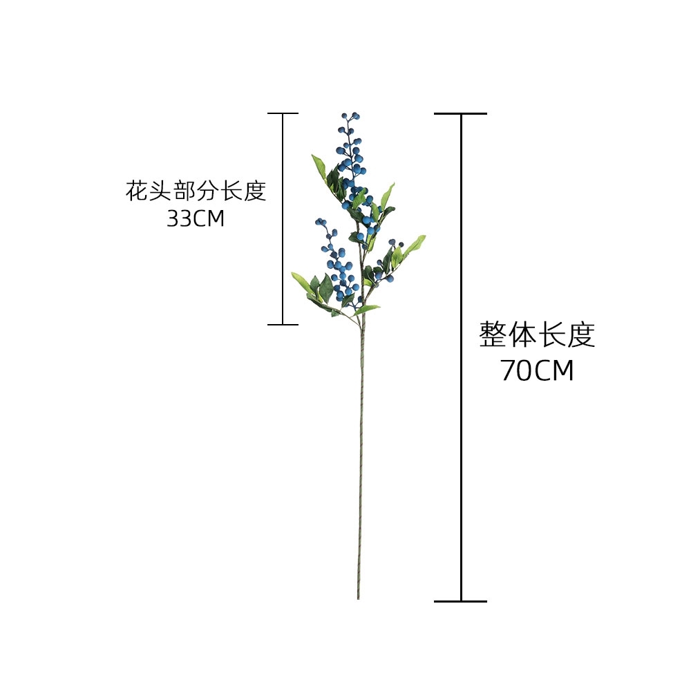 MW30000 Hot Selling Artificial Flower Berry Branch Made by Foam For Wedding Decoration