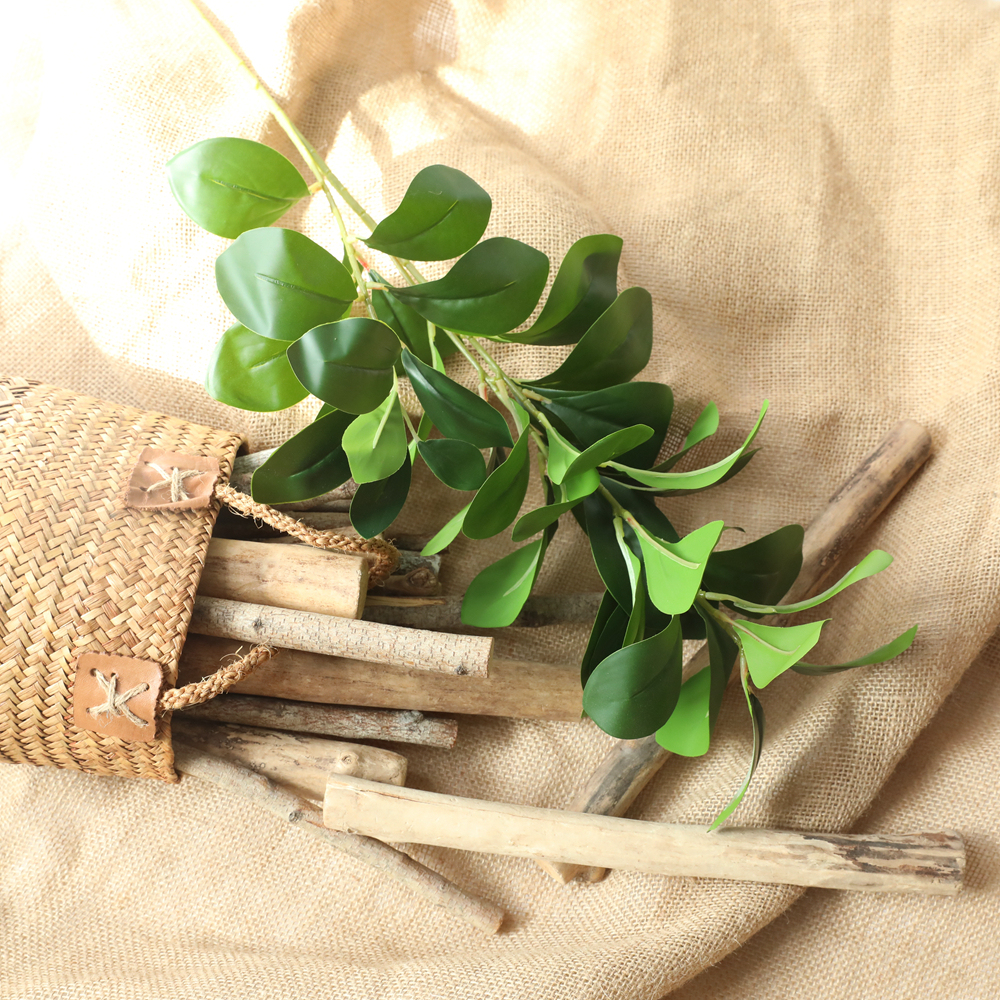 MW17699 Factory Direct Sale Artificial Plants Orchid Leaves Foliage Grass For Party Decoration