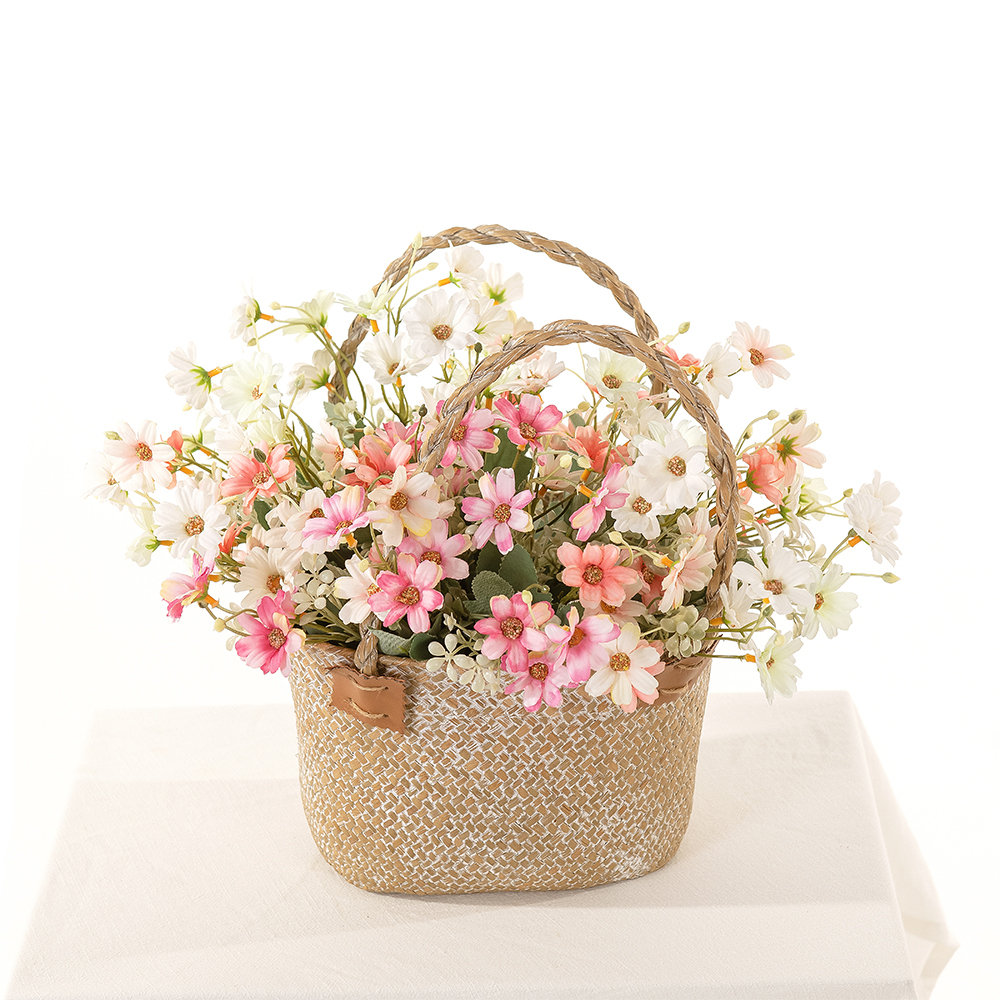 MW71112 Cheap Artificial Flowers Bunch of Five Small Wild Chrysanthemum Flowers For Silk Flowers