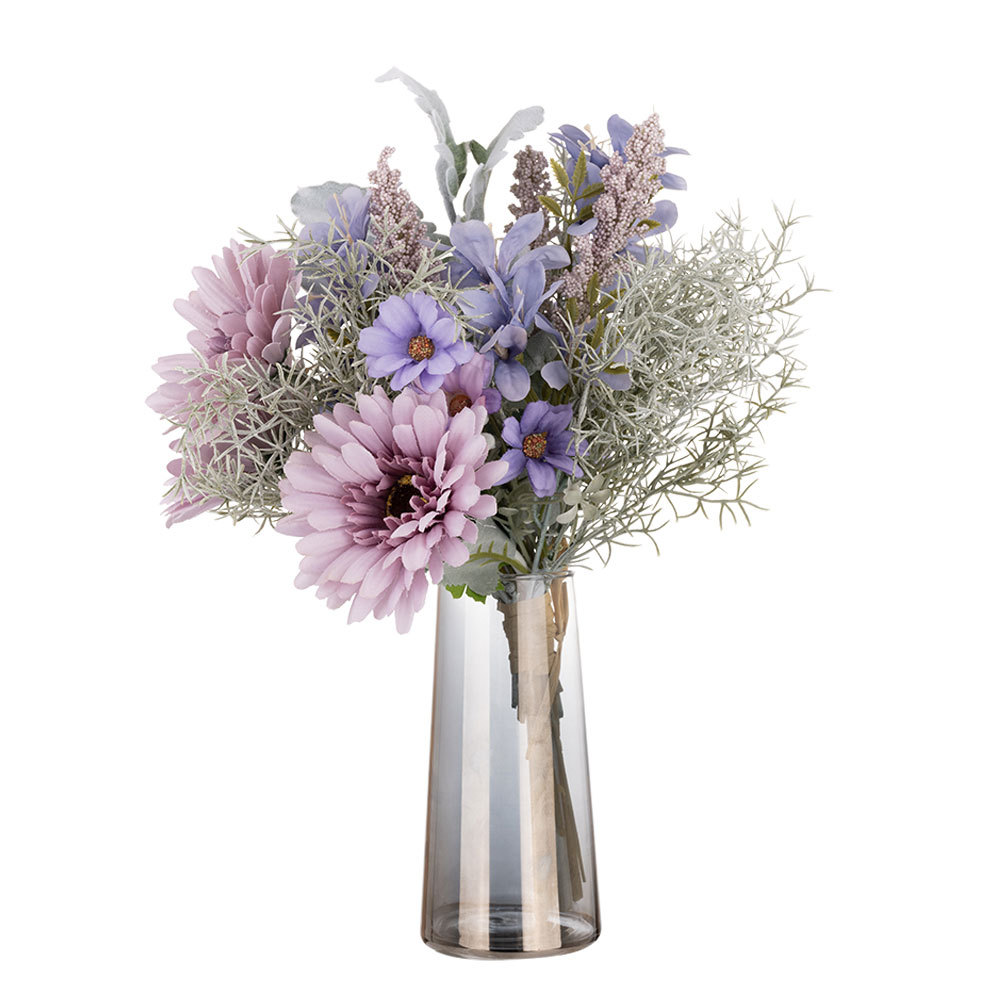 CF01094 Artificial Flower Bouquet Gerbera chrysanthemum Freesia Wholesale Valentine's Day gift
