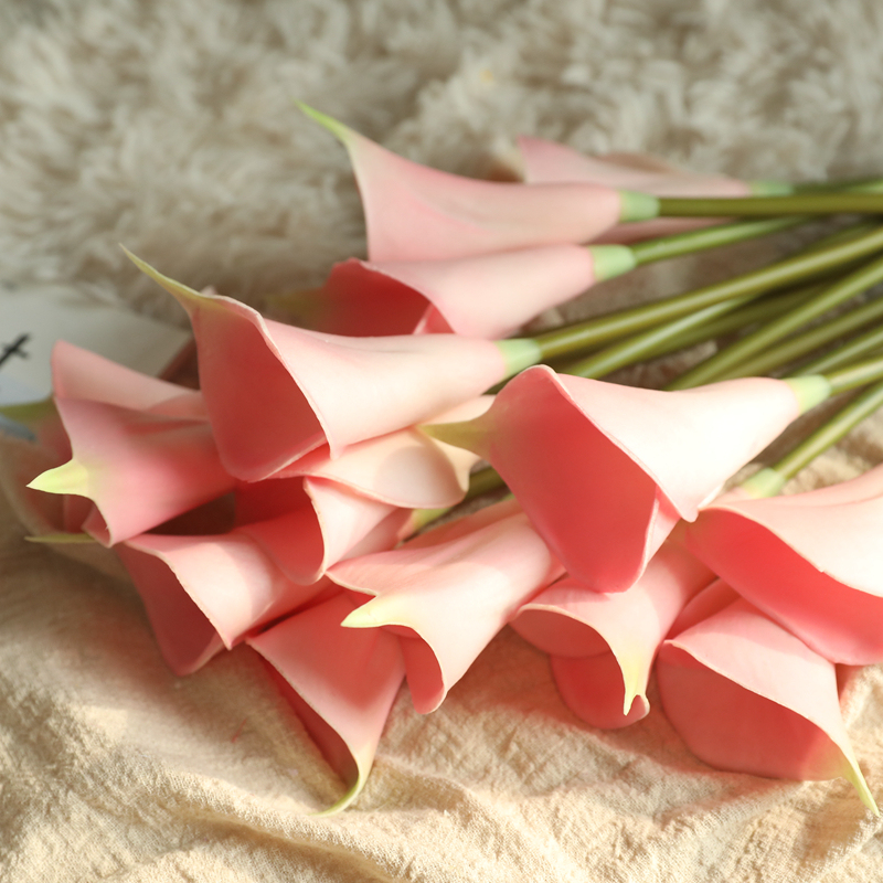 MW01512 calla lily artificial real touch Artificial Calla Lily Stems Calla Lily Bulbs
