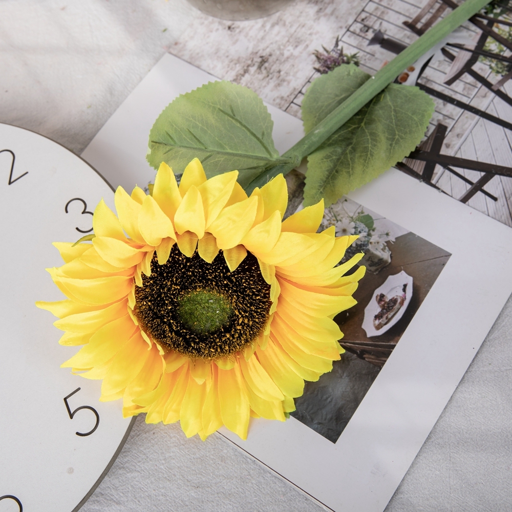 MW33711 artificial sunflower wholesale artificial sunflowers artificial sunflower stem