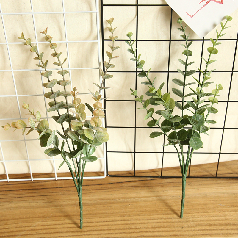 MW20206 quality wholesaler artificial flowers Eucalyptus Leaves decoration real touch Plants ornaments for home decor