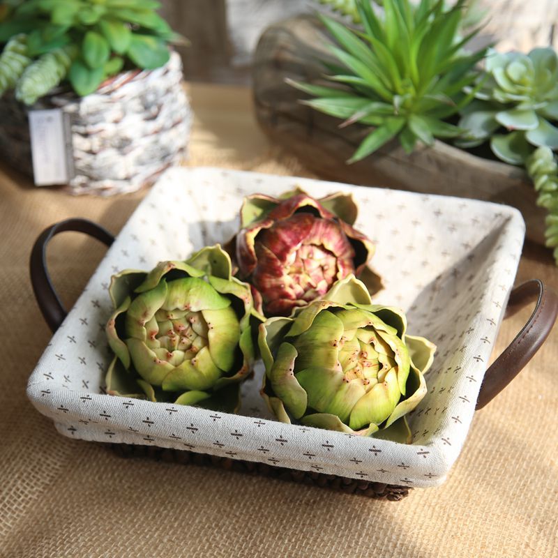 MW25583 Popular Artificial Flower Succulent Plants Foam Artichokes For Flower Wall Backdrop