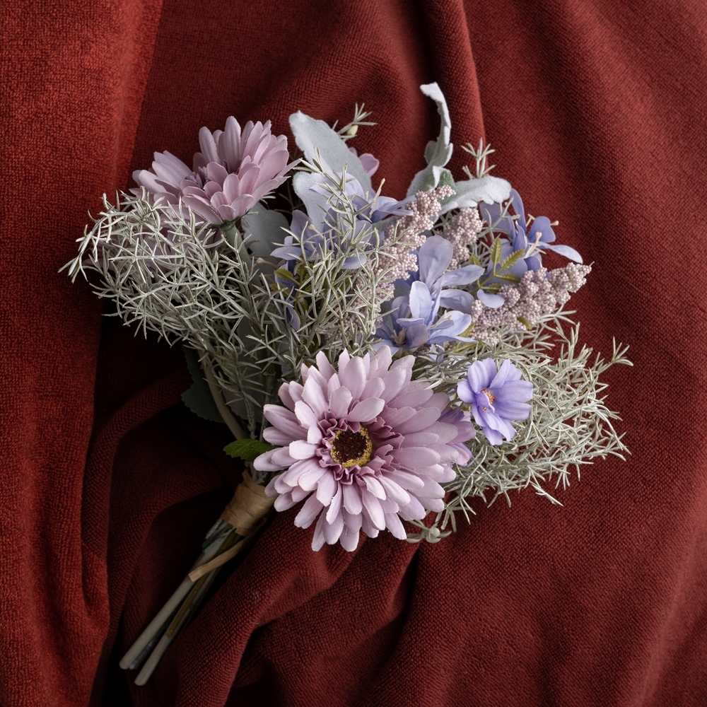CF01094 Artificial Flower Bouquet Gerbera chrysanthemum Freesia Wholesale Valentine's Day gift