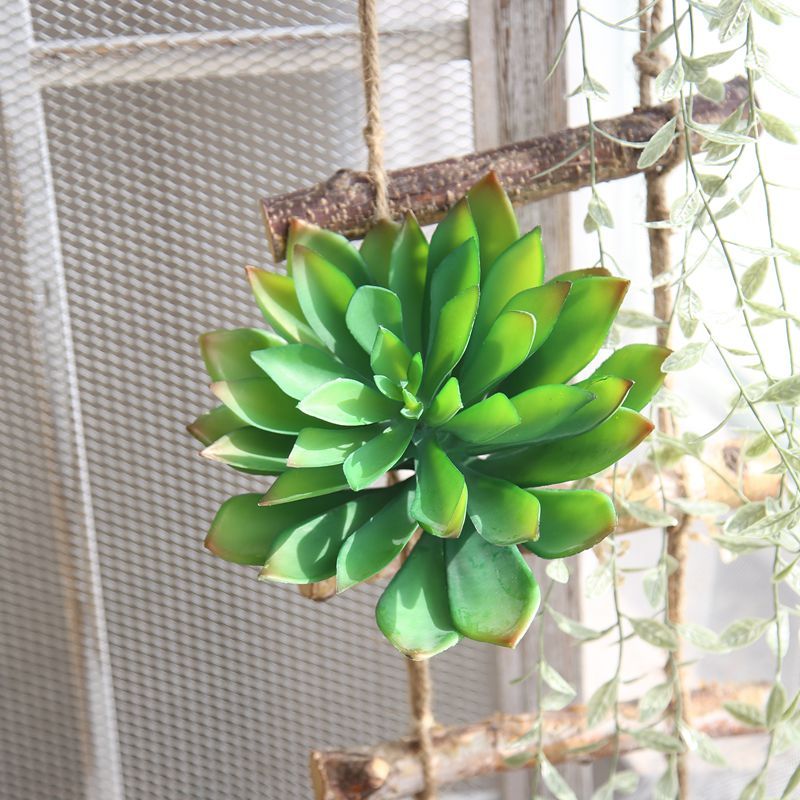 MW17698 Wholesale Artificial Succulent Plants Arrangements Lotus/ Pistia Stratiotes Succulent Pick For Christmas Decoration