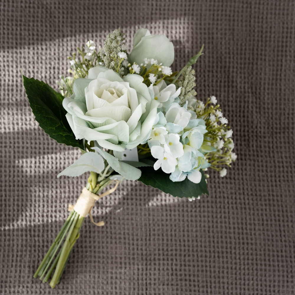 CF01077 Artificial Flower Bouquet Rose Hydrangea New Design Wedding
