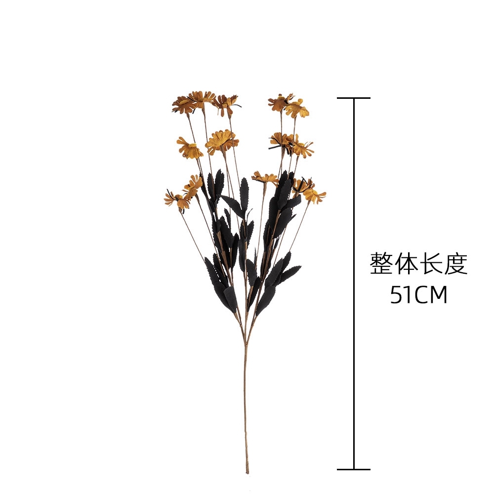 MW09908 15 Branches Faux PE Artificial Flower Small Daisy New Design INS Style Foam Wild Chrysanthemum for Decor