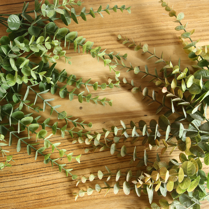 MW20206 quality wholesaler artificial flowers Eucalyptus Leaves decoration real touch Plants ornaments for home decor