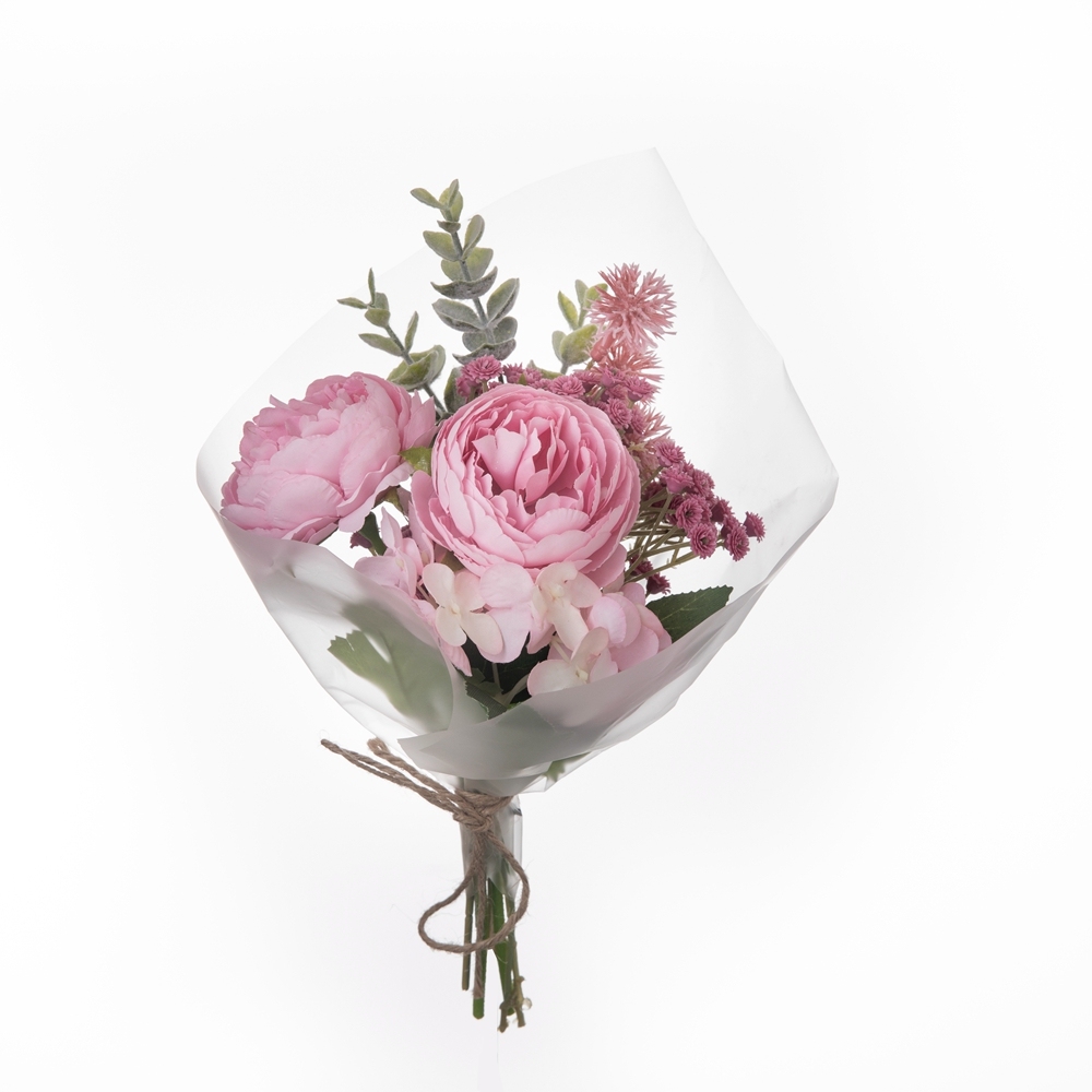 CF01100 Artificial Lotus Hydrangea Bouquet New Design Valentine's Day gift Bridal Bouquet