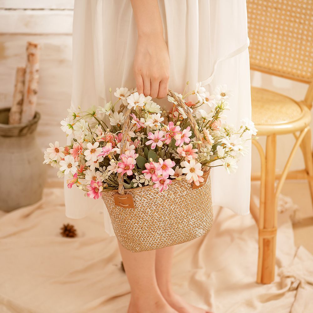 MW71112 Cheap Artificial Flowers Bunch of Five Small Wild Chrysanthemum Flowers For Silk Flowers