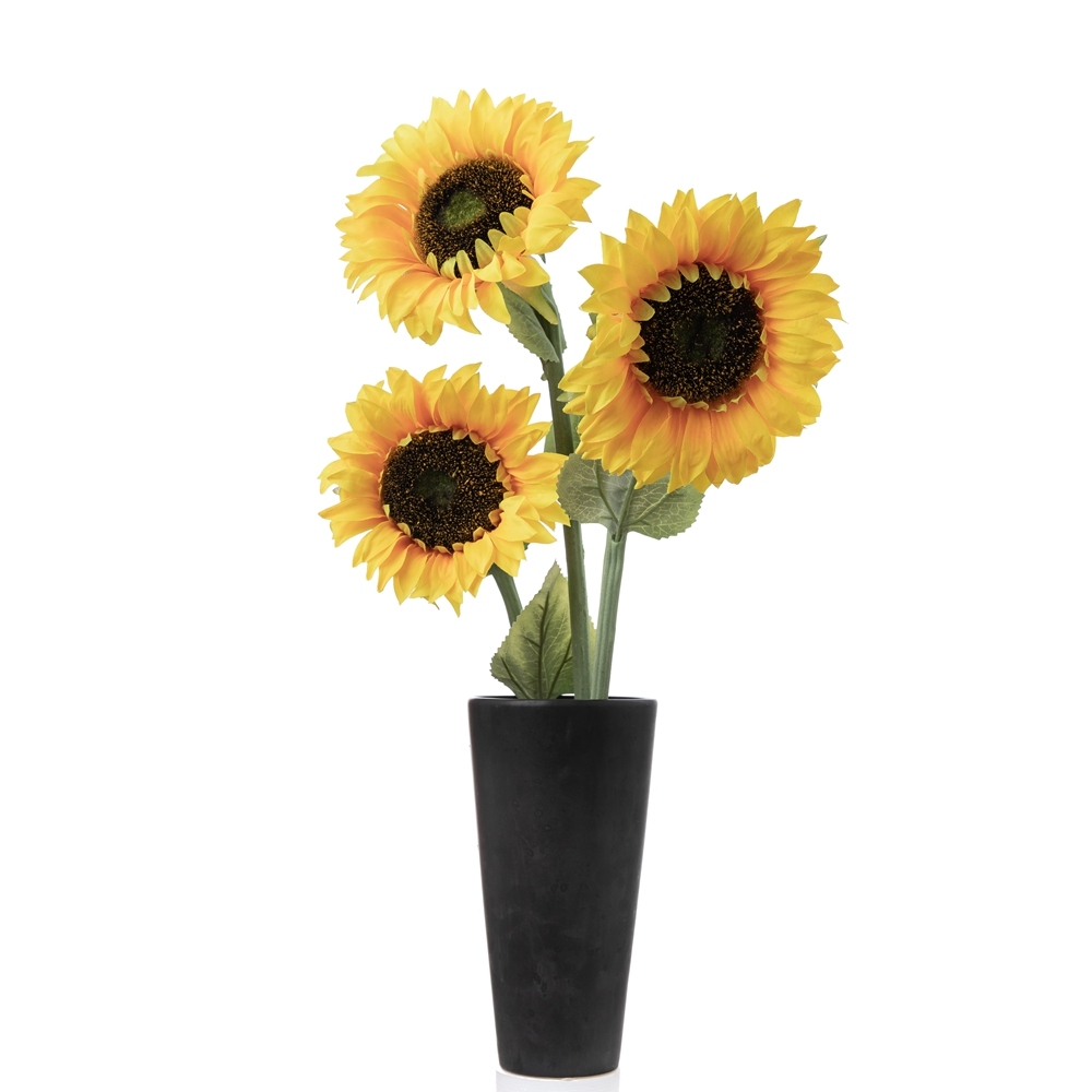MW33711 artificial sunflower wholesale artificial sunflowers artificial sunflower stem