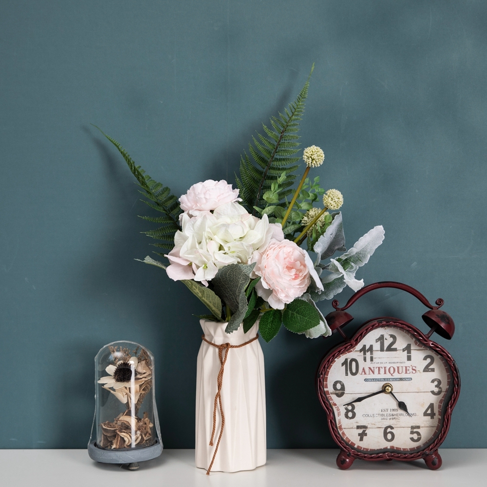 CF01073 Artificial Rose Hydrangea Bouquet New Design Valentine's Day gift Garden Wedding Decoration