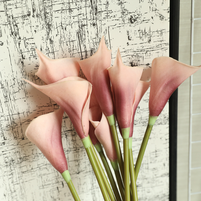 MW01512 calla lily artificial real touch Artificial Calla Lily Stems Calla Lily Bulbs