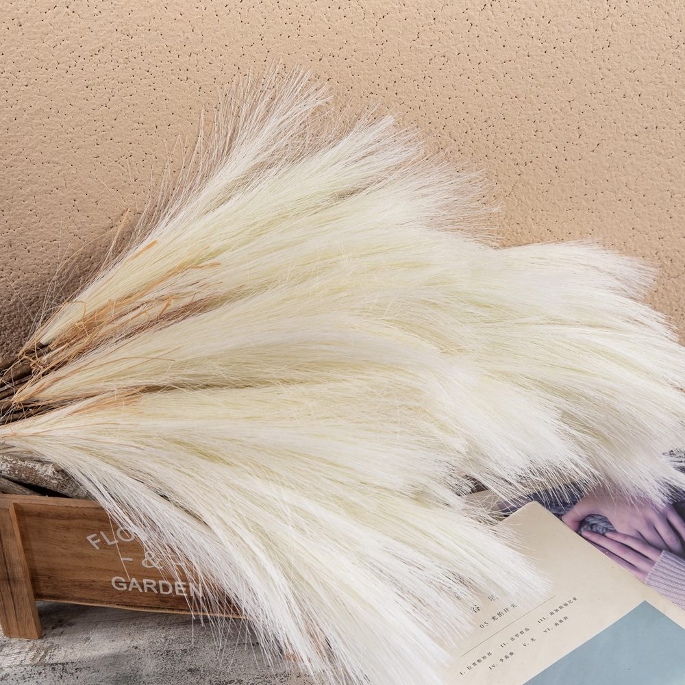 MW09922 Factory Direct Sale pampas grass singlr stem artificial flowers for Decorative Flowers and Plants