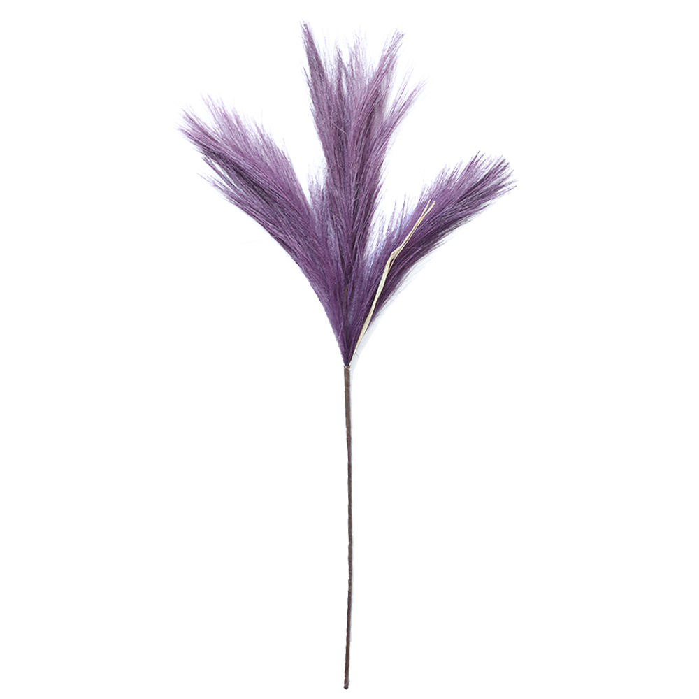 MW09922 Factory Direct Sale pampas grass singlr stem artificial flowers for Decorative Flowers and Plants