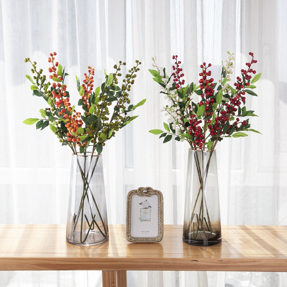 MW30000 Hot Selling Artificial Flower Berry Branch Made by Foam For Wedding Decoration