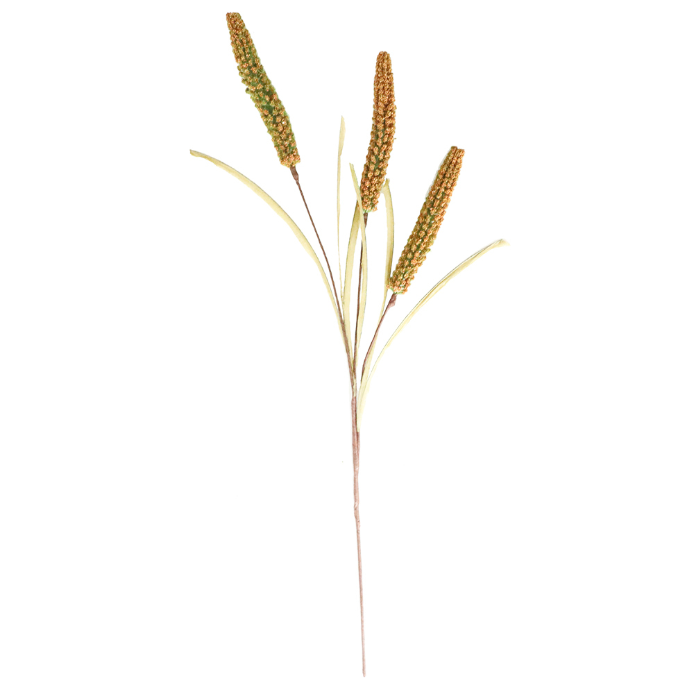MW09923 Hot Selling Wedding flower wall decoration Plastic Foam Single Stem artificial greenery For Christmas Decoration