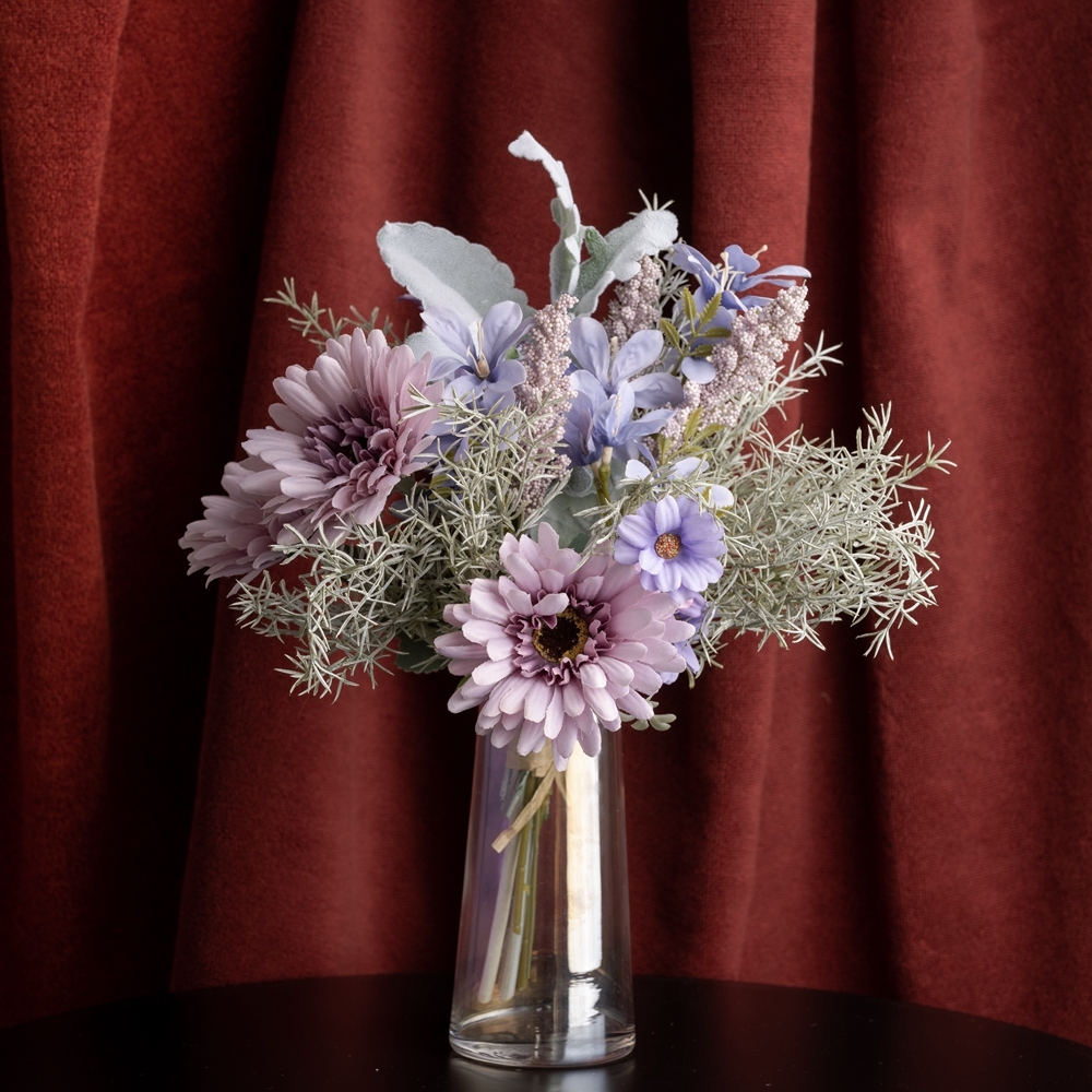 CF01094 Artificial Flower Bouquet Gerbera chrysanthemum Freesia Wholesale Valentine's Day gift