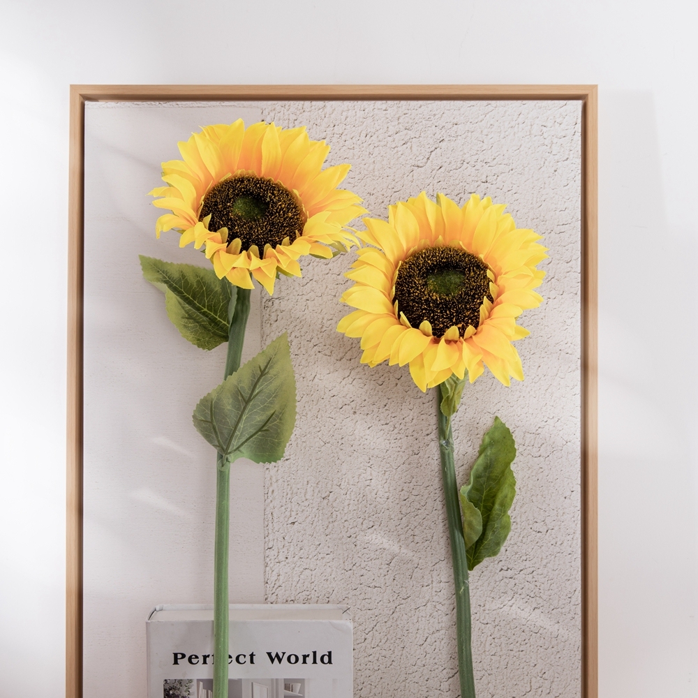 MW33711 artificial sunflower wholesale artificial sunflowers artificial sunflower stem