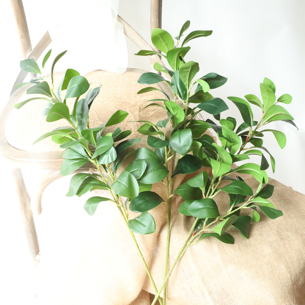 MW17699 Factory Direct Sale Artificial Plants Orchid Leaves Foliage Grass For Party Decoration