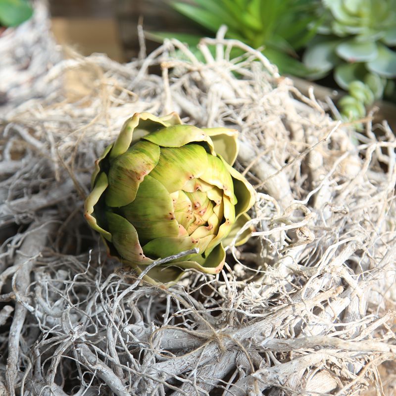MW25583 Popular Artificial Flower Succulent Plants Foam Artichokes For Flower Wall Backdrop