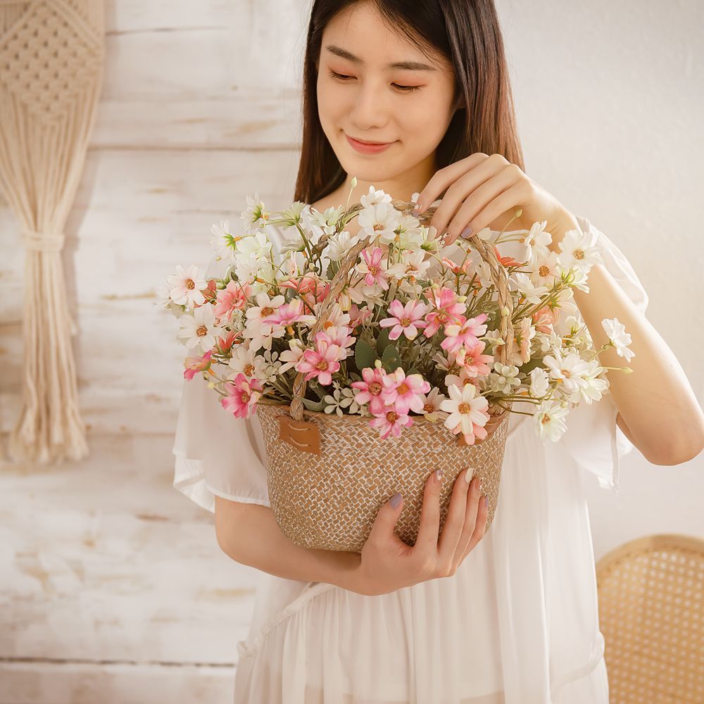 MW71112 Cheap Artificial Flowers Bunch of Five Small Wild Chrysanthemum Flowers For Silk Flowers