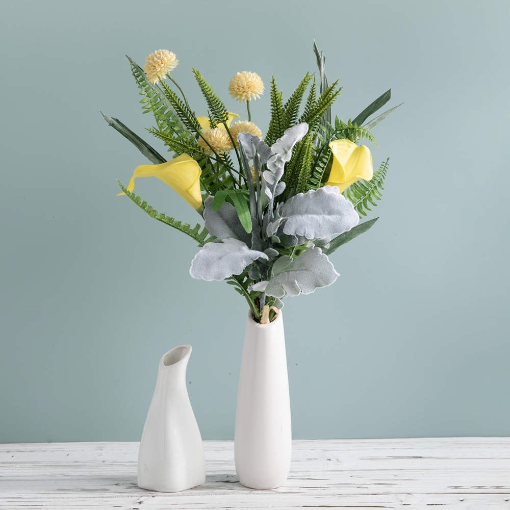 CF01145 Artificial Calla Lily Dandelion Bouquet New Design Decorative Flowers and Plants