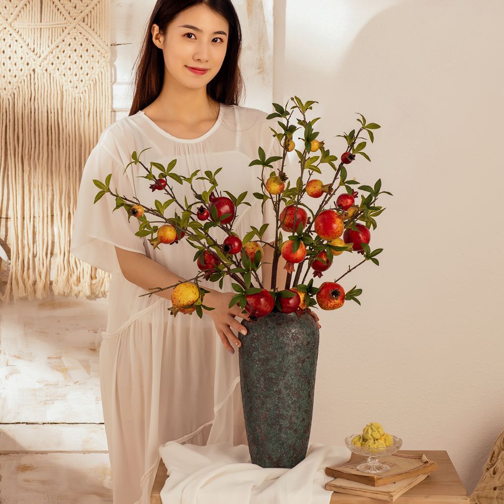 MW10889 Factory direct sales of new simulation pomegranate suitable for model room home hotel office wedding deco Table Deco