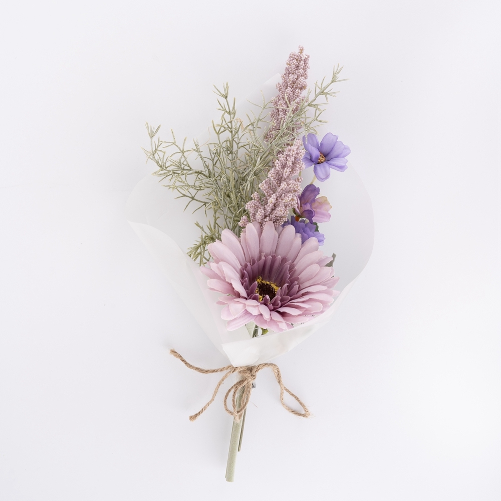 CF01097 artificial Artificial Gerbera Handle Bunch Bridal Hand Bouquet Wedding Party Home Hotel Decoration