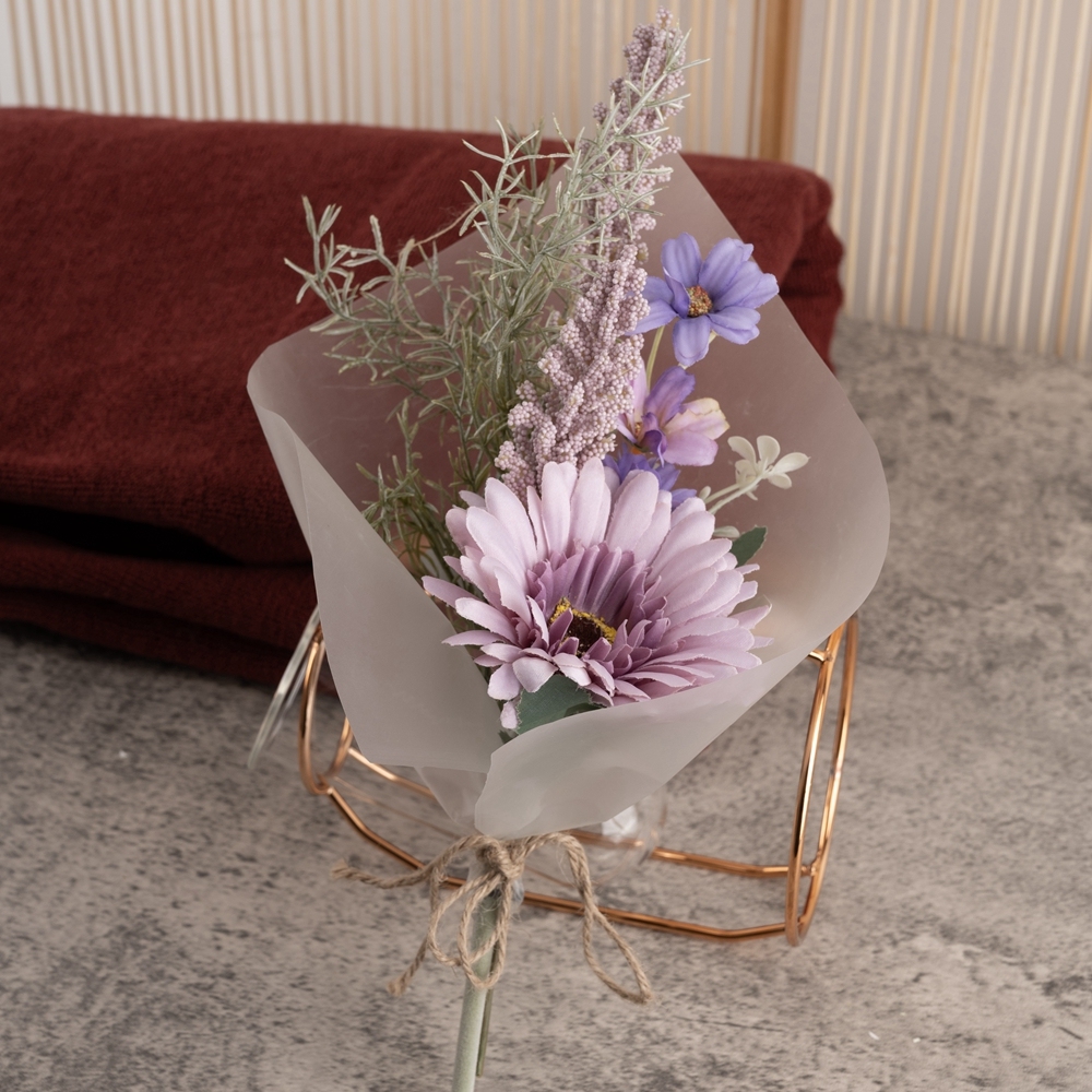 CF01097 artificial Artificial Gerbera Handle Bunch Bridal Hand Bouquet Wedding Party Home Hotel Decoration