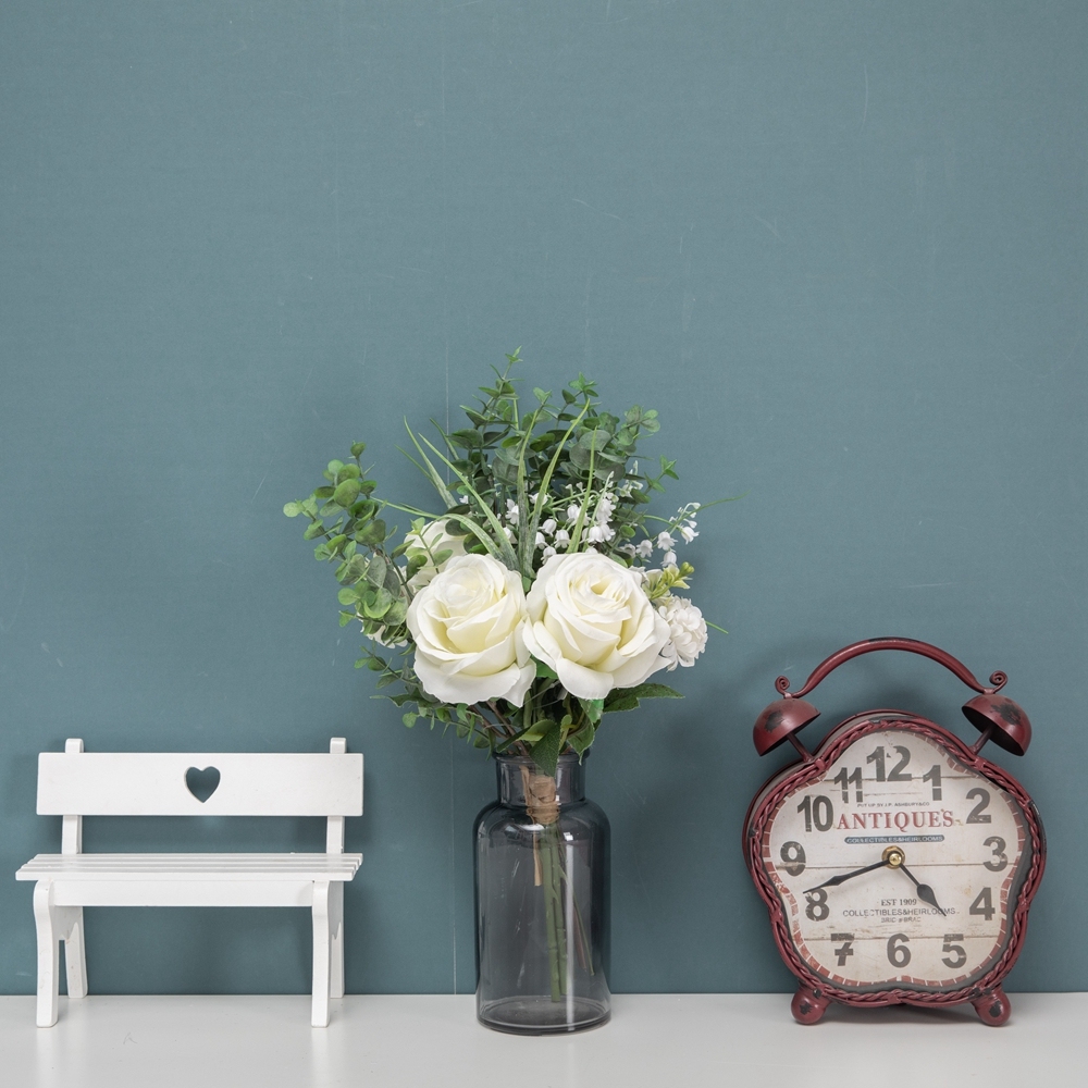 CF01139 Artificial Rose Hydrangea Daisy Bouquet New Design Garden Wedding Decoration