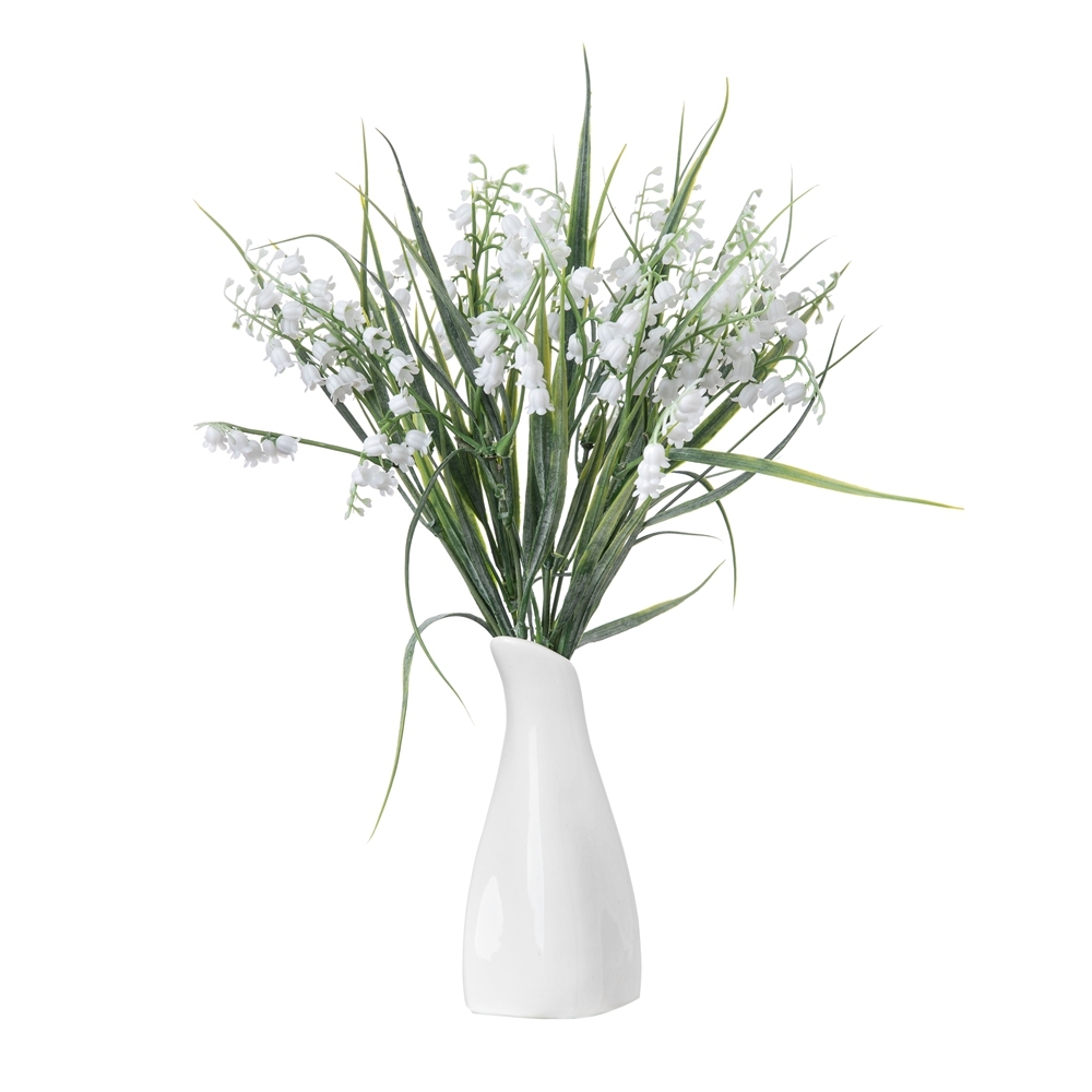 DY1-3648 High Quality Artificial Flower Plant Artificial canterbury bell pick plastics Material For Valentine's Day gift