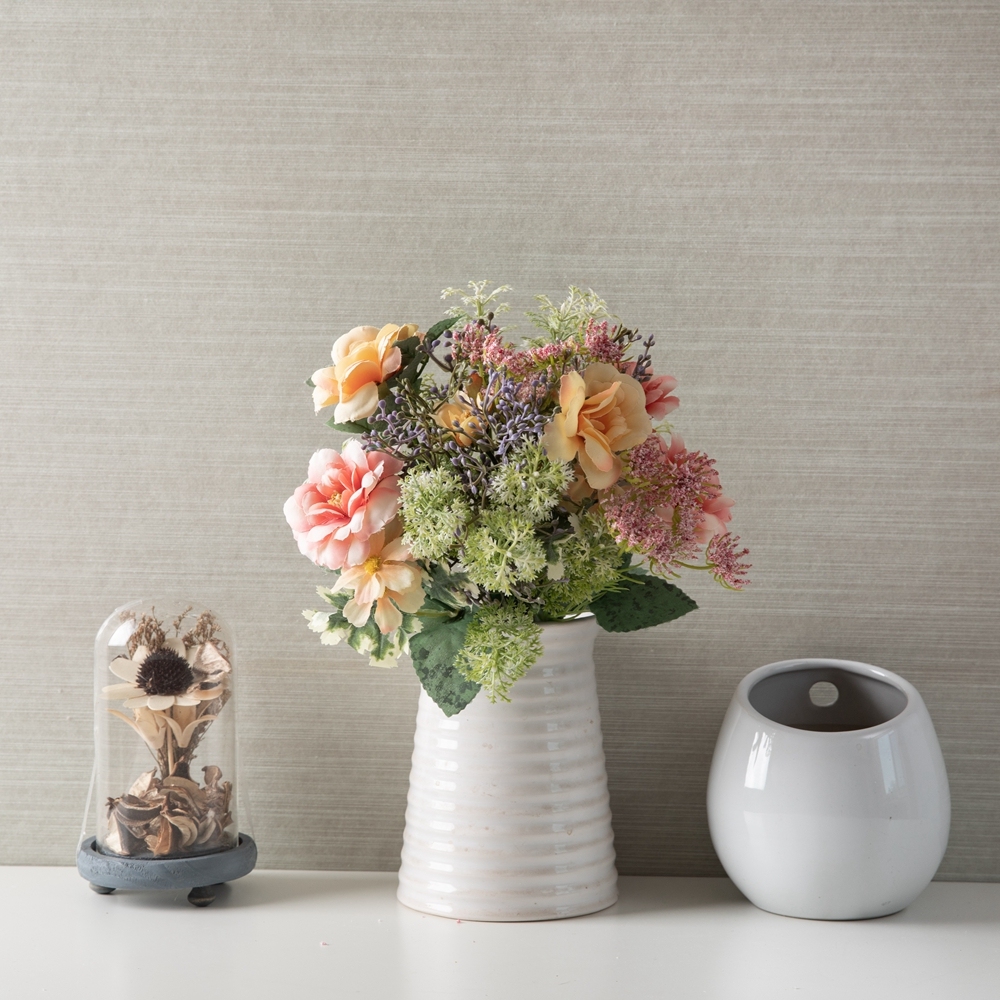 CF01175 Artificial Camellia Chrysanthemum Bouquet New Design Decorative Flowers and Plants