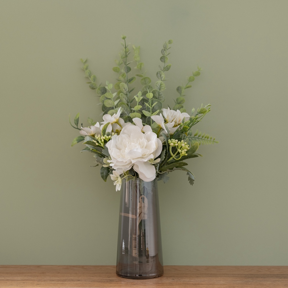 CF01038 Artificial Flower Bouquet Tea Rose Chrysanthemum New Design Wedding Supplies