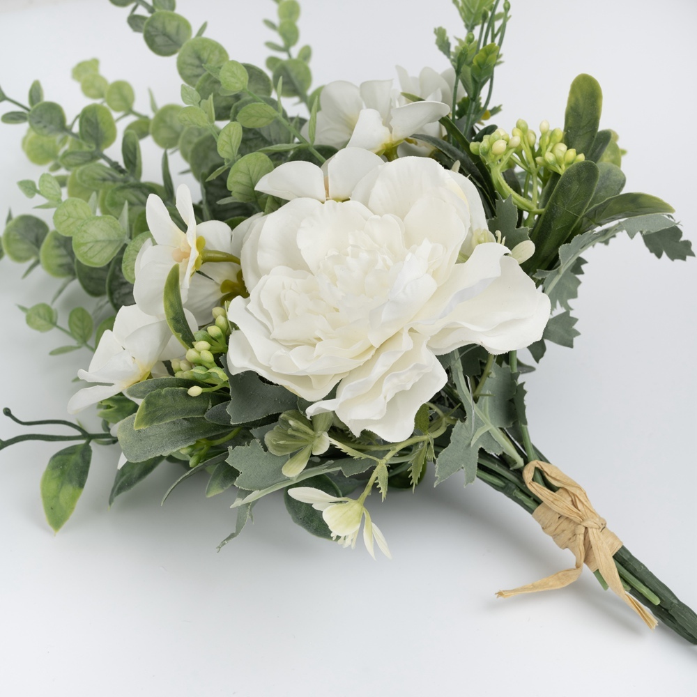 CF01038 Artificial Flower Bouquet Tea Rose Chrysanthemum New Design Wedding Supplies