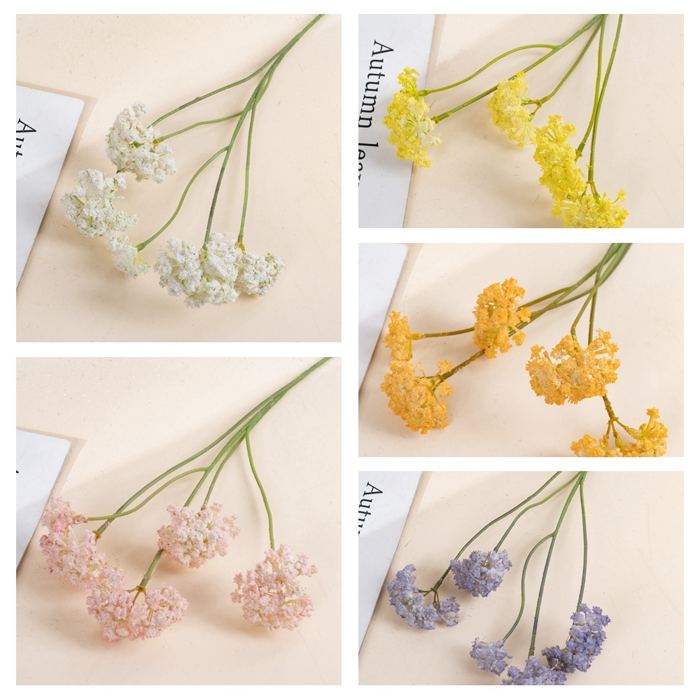 MW66007 Artificial Myosotis Flowers Gypsophila Foam baby's breath for Home Garden Party Wedding Decoration
