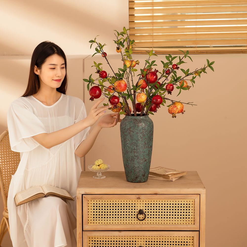 MW10889 Factory direct sales of new simulation pomegranate suitable for model room home hotel office wedding deco Table Deco