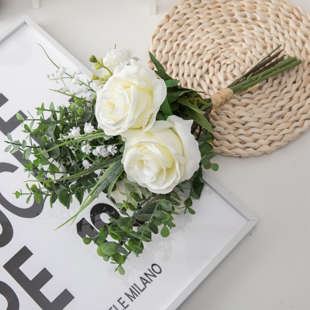 CF01139 Artificial Rose Hydrangea Daisy Bouquet New Design Garden Wedding Decoration