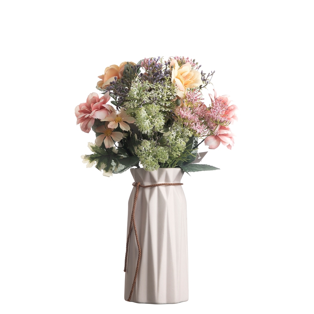 CF01175 Artificial Camellia Chrysanthemum Bouquet New Design Decorative Flowers and Plants
