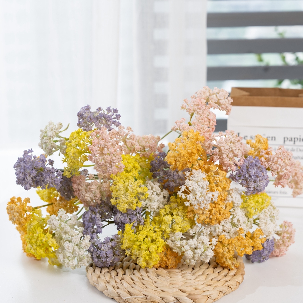 MW66007 Artificial Myosotis Flowers Gypsophila Foam baby's breath for Home Garden Party Wedding Decoration