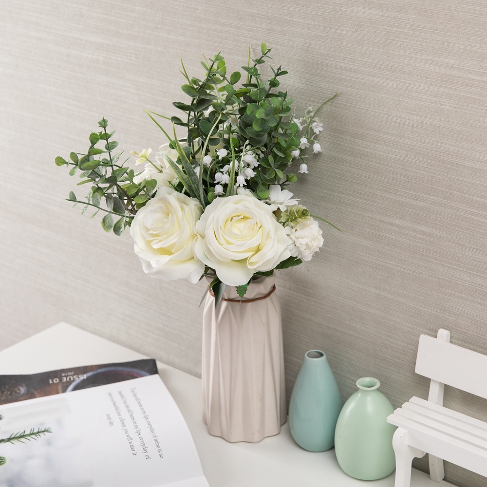 CF01139 Artificial Rose Hydrangea Daisy Bouquet New Design Garden Wedding Decoration