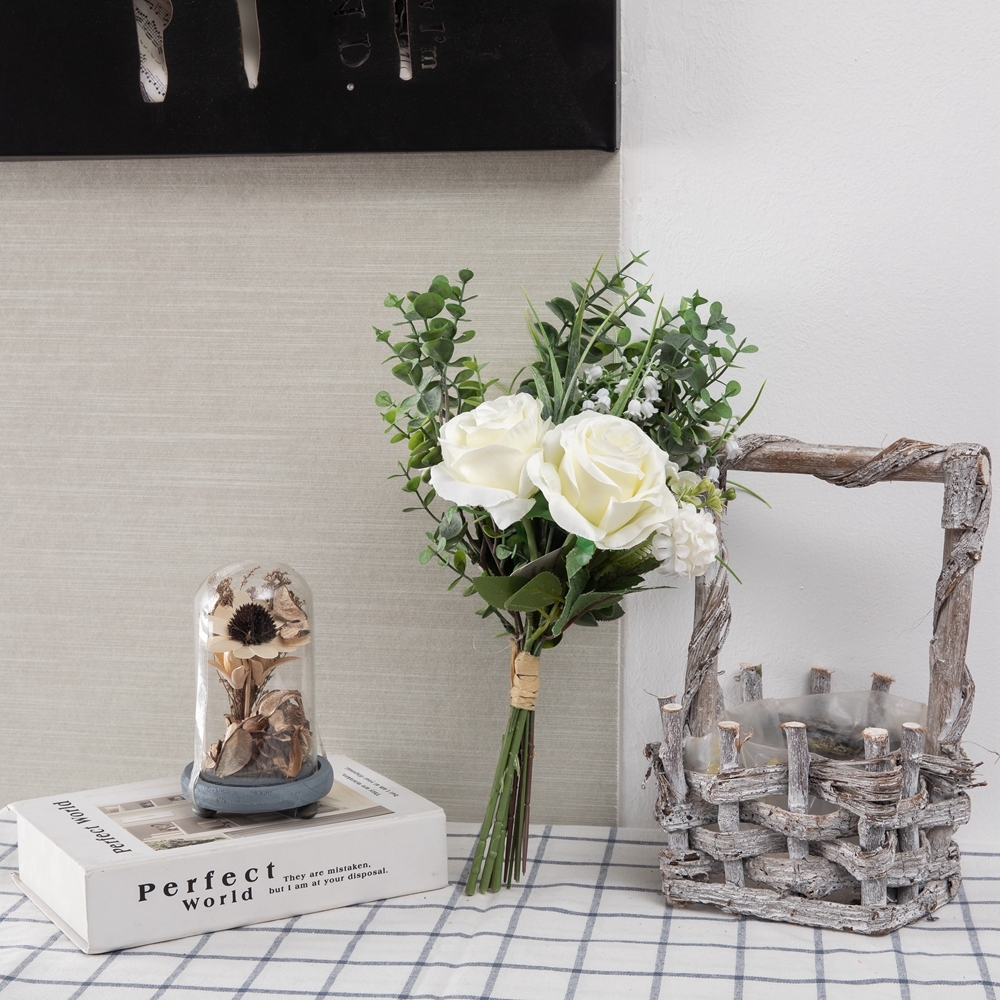 CF01139 Artificial Rose Hydrangea Daisy Bouquet New Design Garden Wedding Decoration
