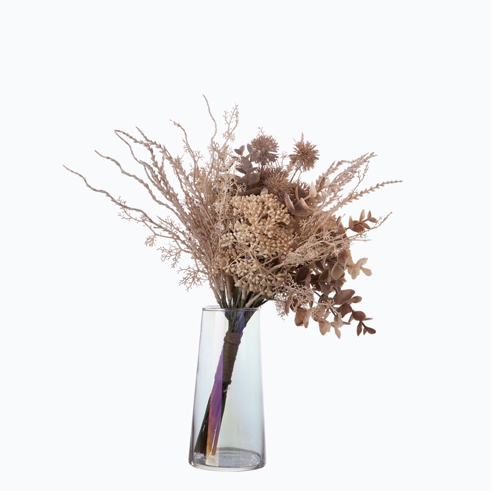 CF01168 Artificial Stinger Eucalyptus Bouquet New Design Decorative Flowers and Plants