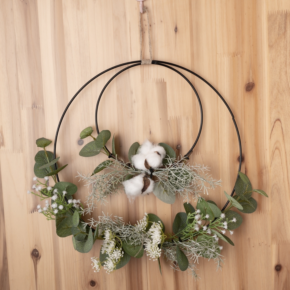 CF01070 Artificial Green Spring Wreath New Design Garden Wedding Decoration Party Decoration