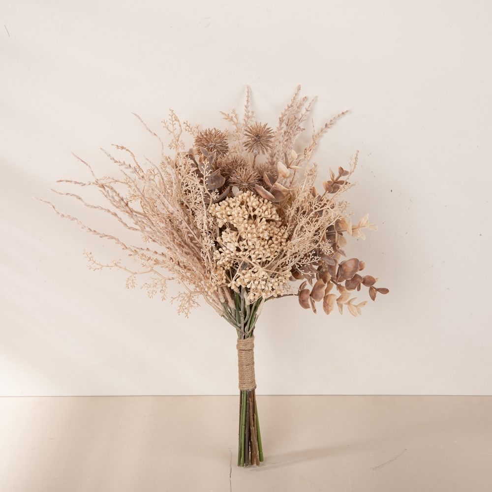 CF01168 Artificial Stinger Eucalyptus Bouquet New Design Decorative Flowers and Plants