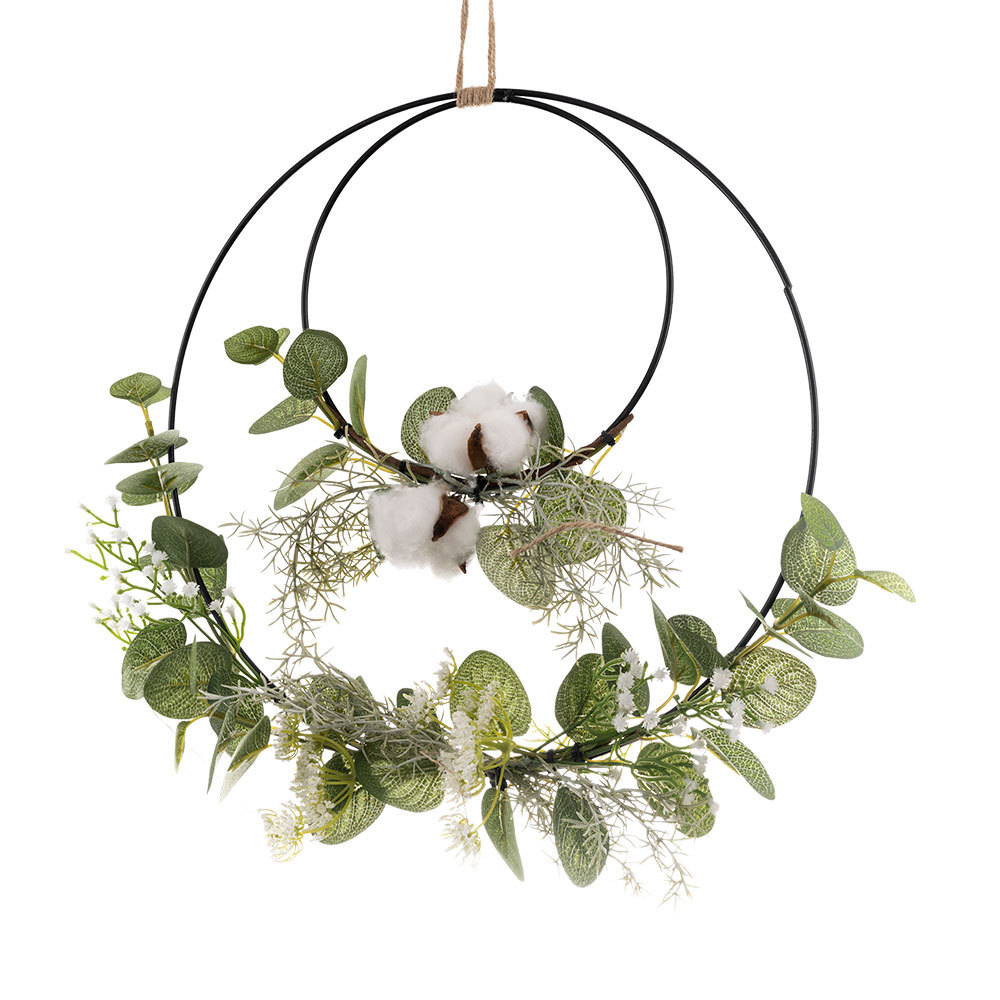 CF01070 Artificial Green Spring Wreath New Design Garden Wedding Decoration Party Decoration