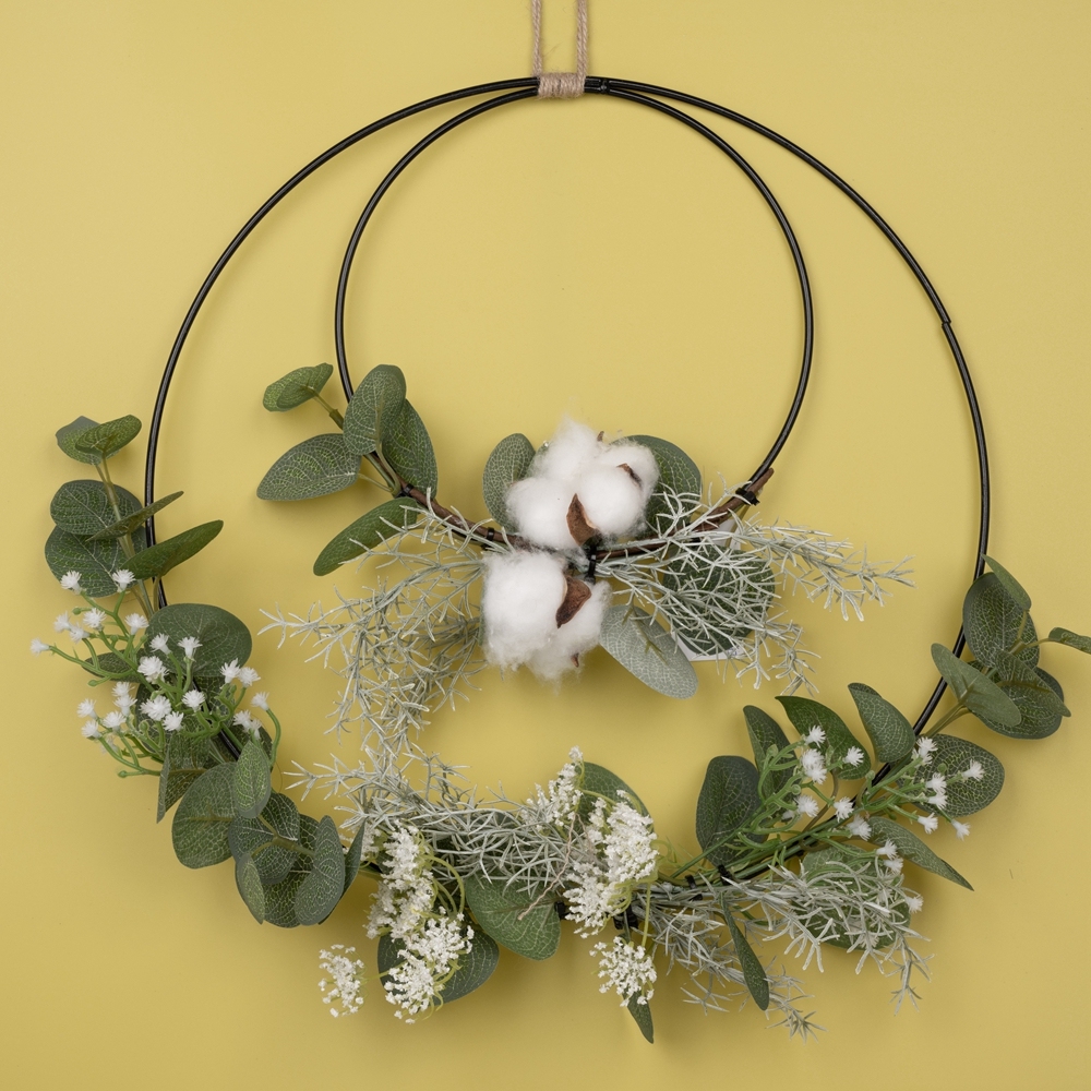 CF01070 Artificial Green Spring Wreath New Design Garden Wedding Decoration Party Decoration