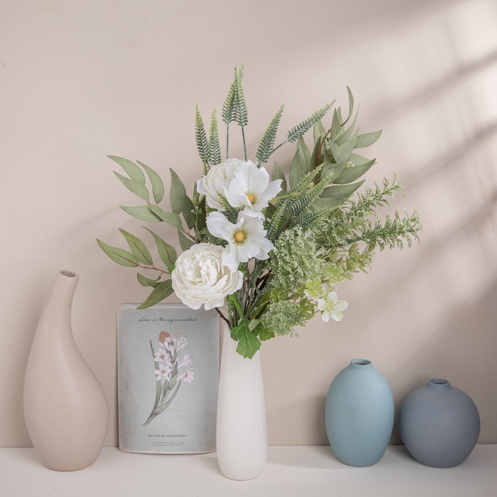 CF01143 Artificial Lotus Cosmos Bouquet New Design Decorative Flowers and Plants