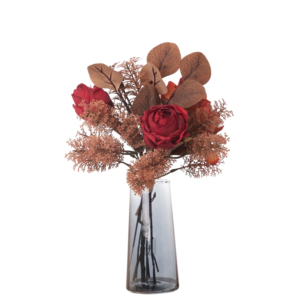 CF01102 Artificial Rose Hydrangea Bouquet Popular Wedding Decoration Bridal Bouquet